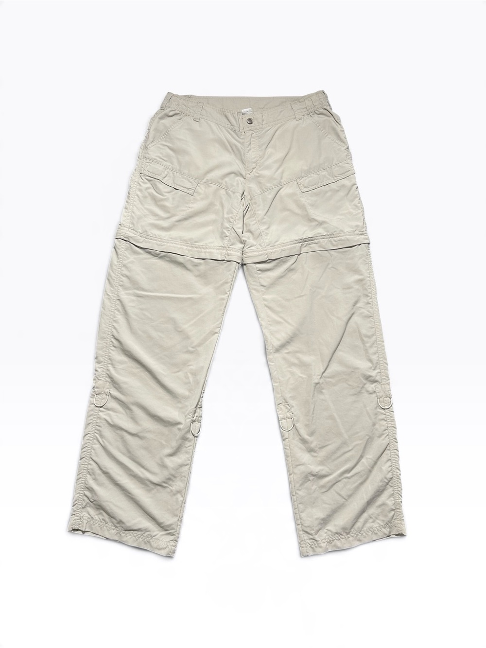 Gorpcore Cargo Nylon Y2K Zip-Off Pants Shorts for Hiking Outdoors Nature Granola